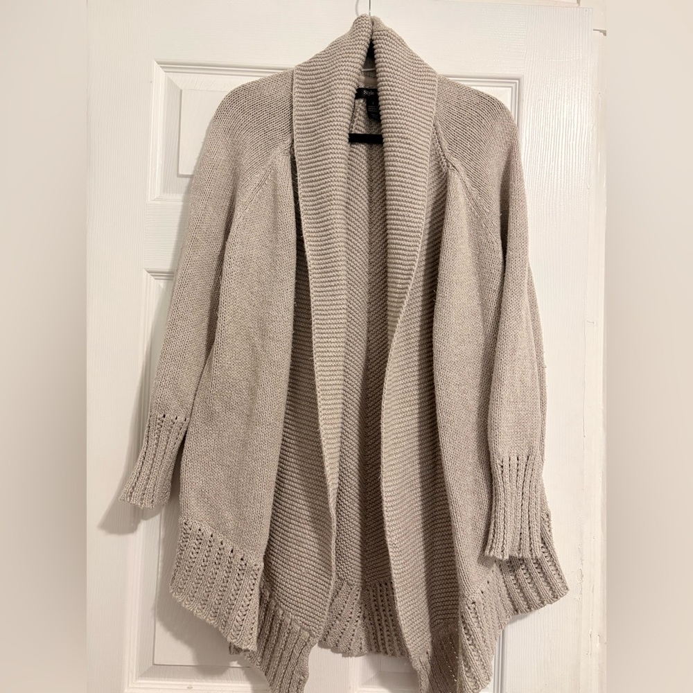 Style & Co. Beige Knit sweater